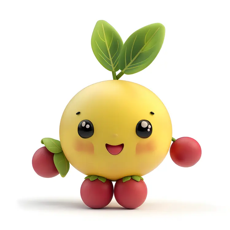 Cute Fruit Character