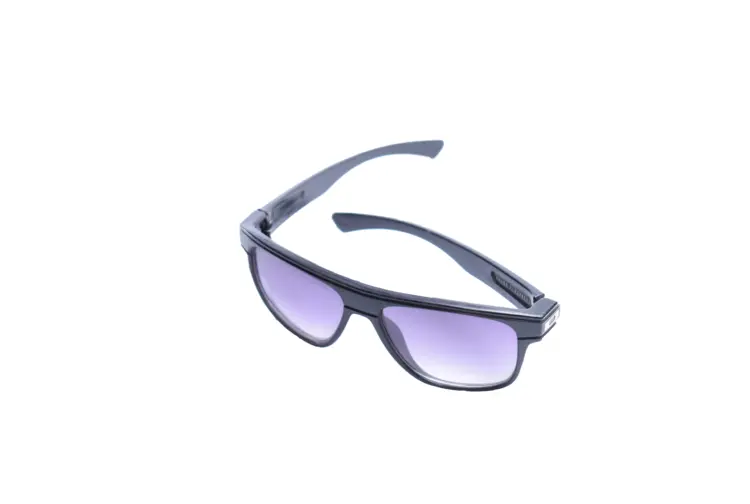 Black Sunglasses with Purple Lens