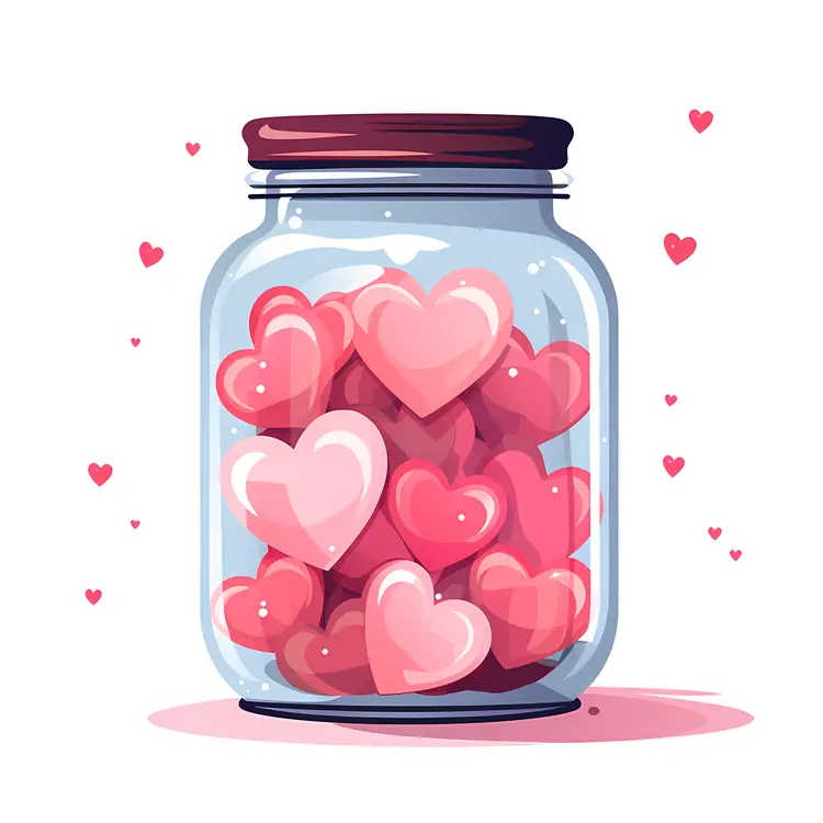 Jar of Hearts for Valentine's Day