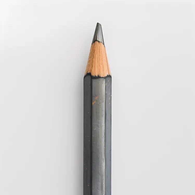 Black Pencil with Sharp Tip