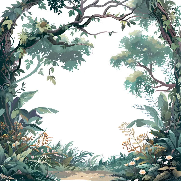 Forest Path in the Jungle