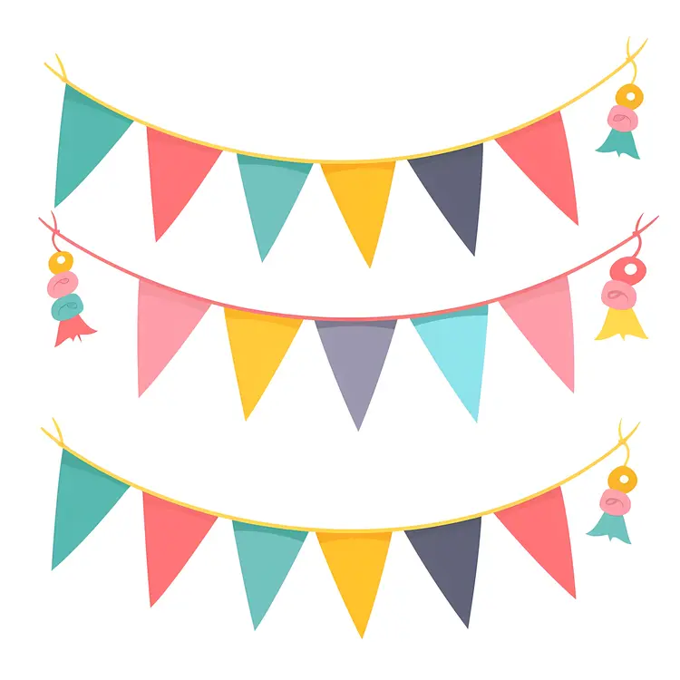 Colorful Bunting Decoration