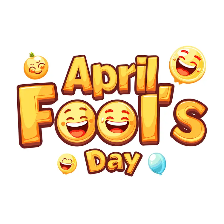 April Fool's Day Celebration with Laughing Emojis