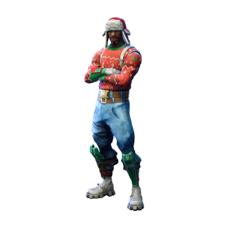Character in Christmas Sweater