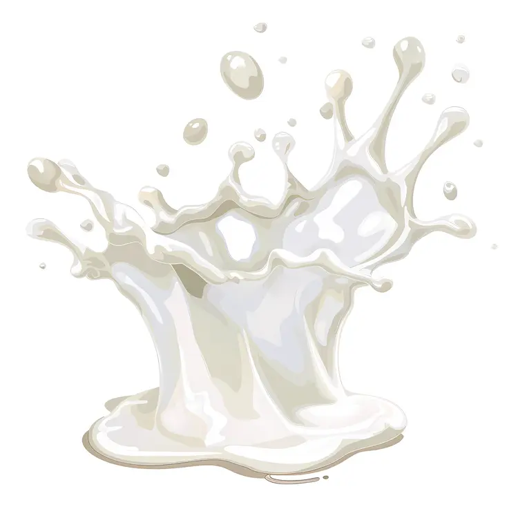 Milk Splash Illustration