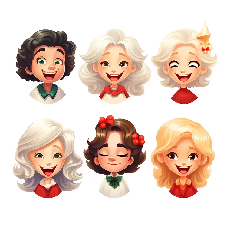 Smiling Christmas Faces