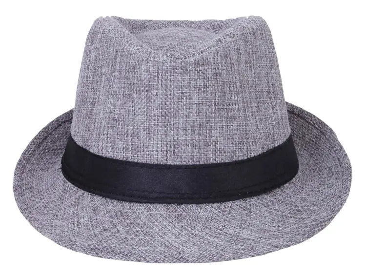 Stylish Gray Fedora Hat for Fashion Enthusiasts