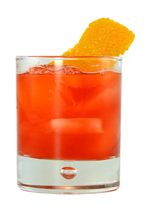 Orange Cocktail with Orange Peel