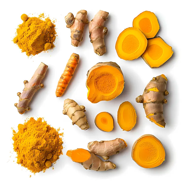 Turmeric Root and Powder Collection