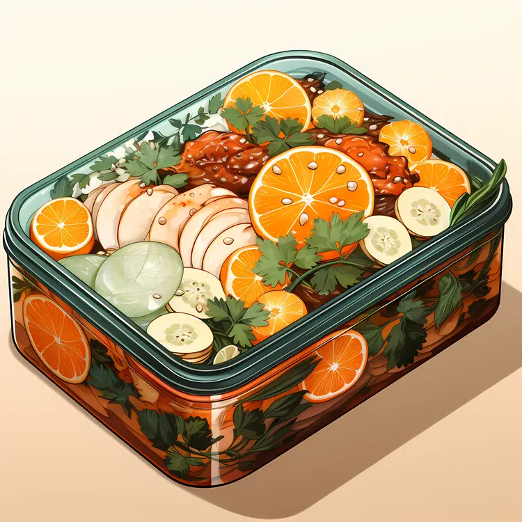Healthy Food in a Container