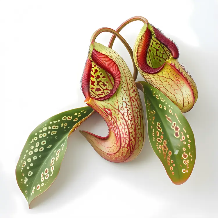 Vibrant Pitcher Plant Illustration