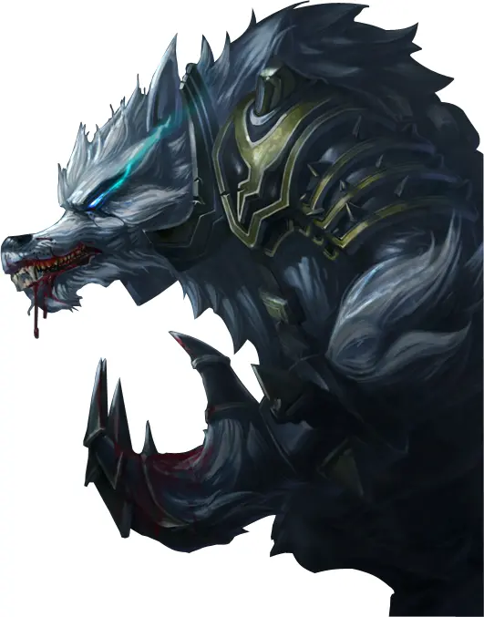 Dark Ferocious Werewolf