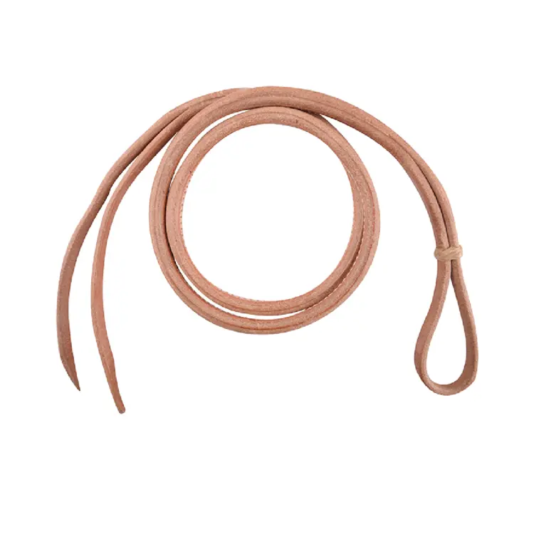 Brown Leather Whip with Loop