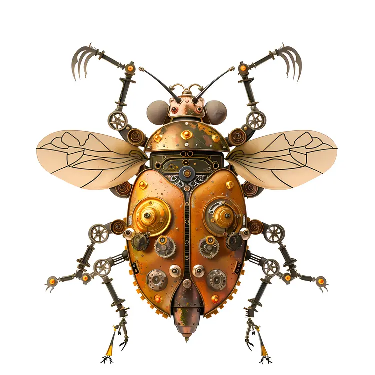 Steampunk Bee with Gears