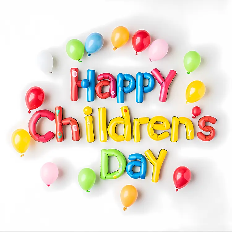 Colorful Balloons for Happy Children's Day