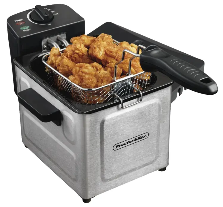 Proctor Silex Deep Fryer with Fried Chicken