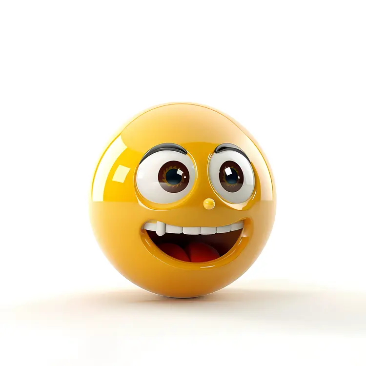 Happy Yellow Smiley Face Emoji