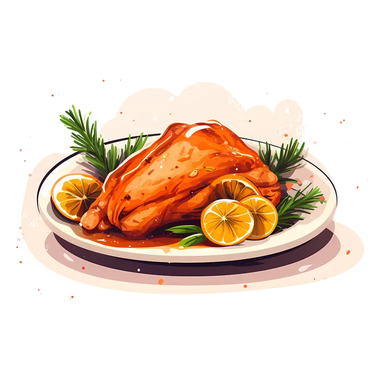 Roast Chicken with Lemon and Herbs