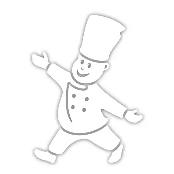 Happy Chef Cartoon