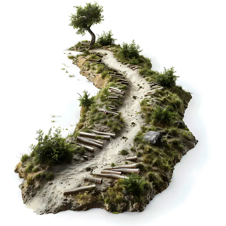 Nature Pathway with Trees
