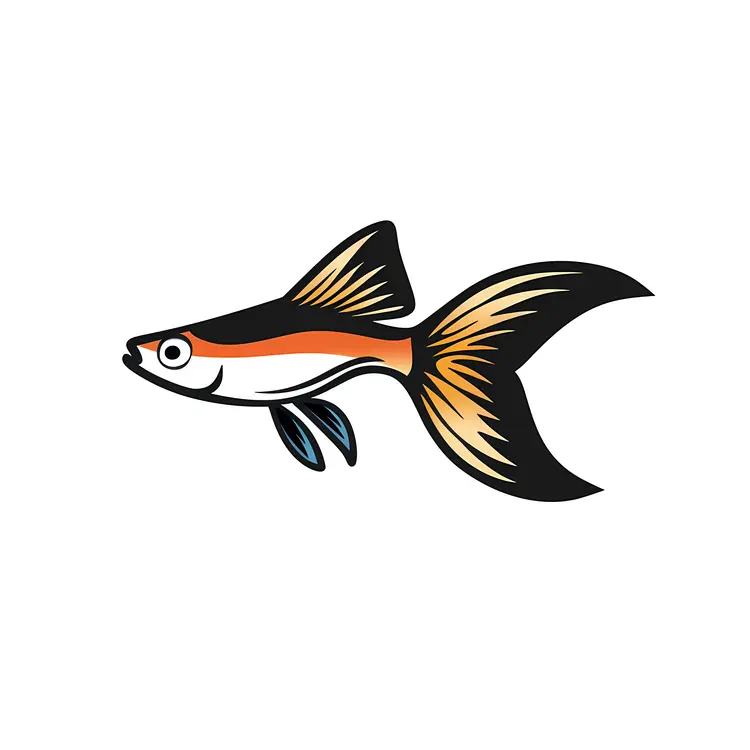 Single Fish Illustration