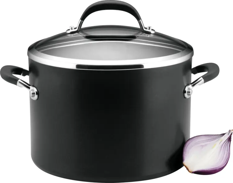 Black Cooking Pot with Lid