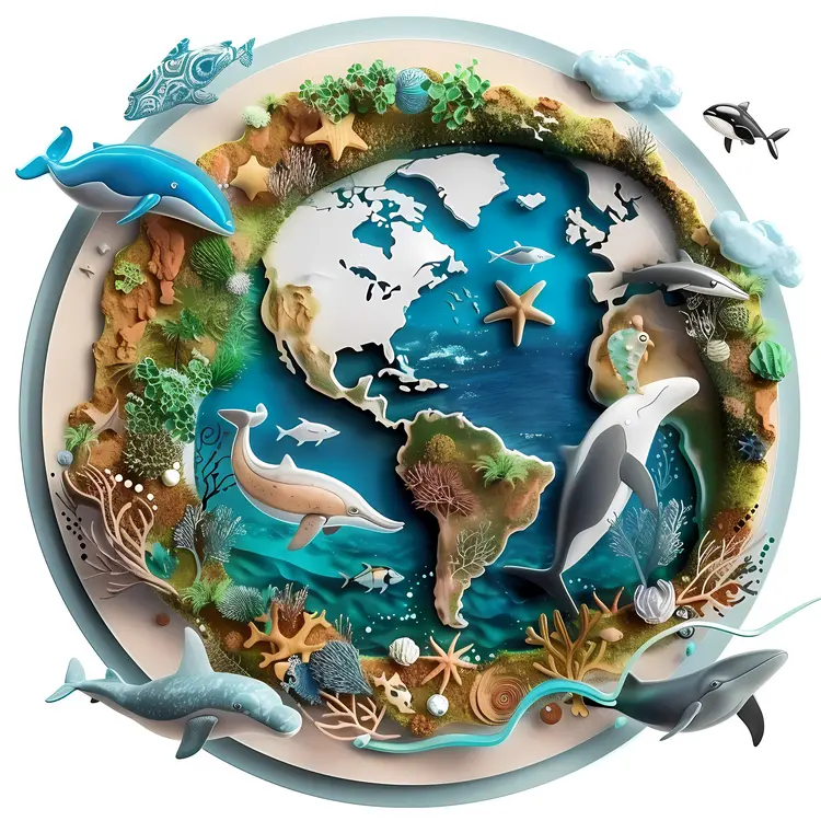 Colorful Ocean Animals Around the Globe