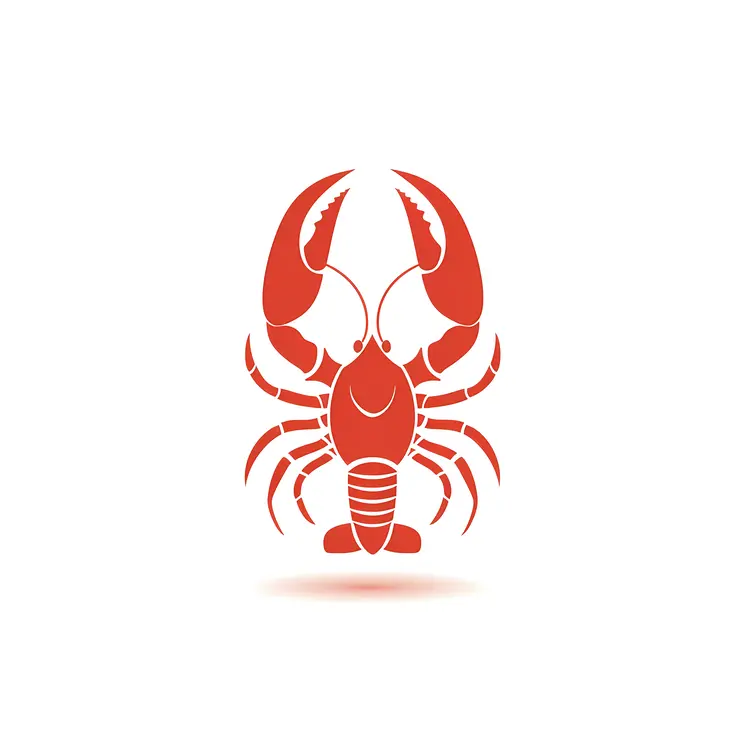Simple Lobster Illustration