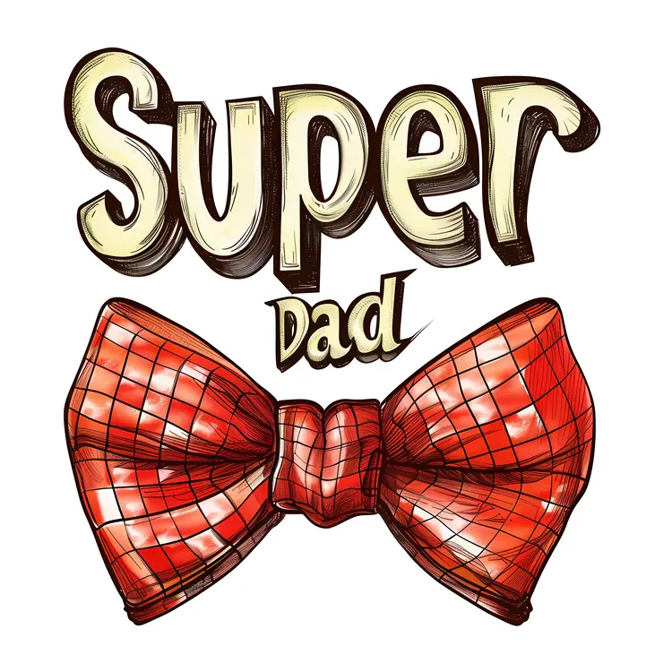 Super Dad Bow Tie for Father's Day
