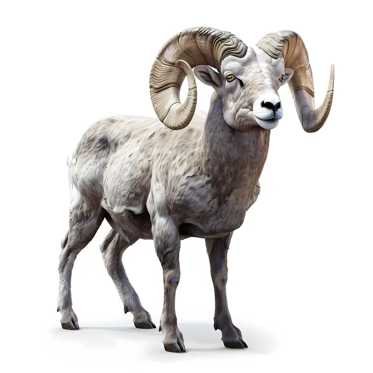 Bighorn Sheep in Natural Habitat