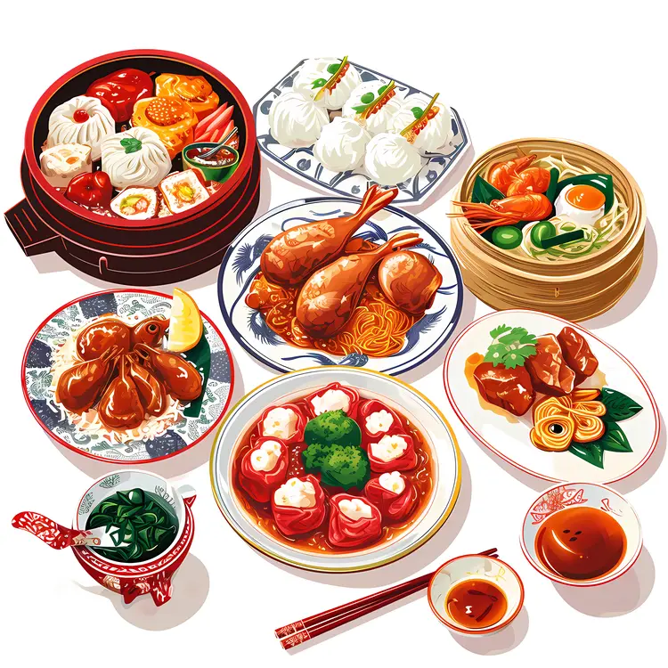 Assorted Chinese Cuisine