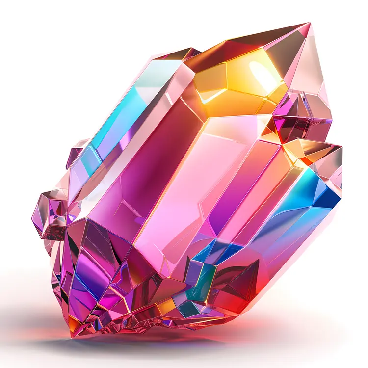 Large Colorful Shiny Crystal
