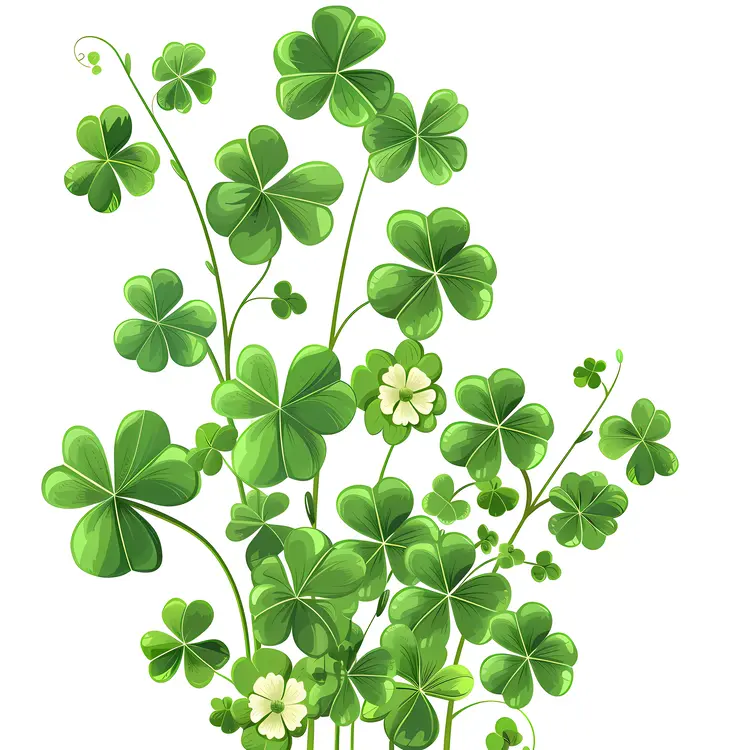 Green Clovers for St. Patrick's Day