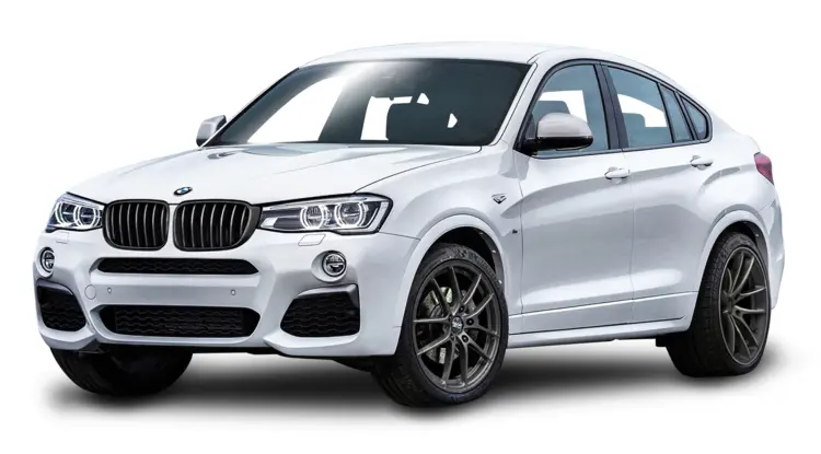 White BMW SUV