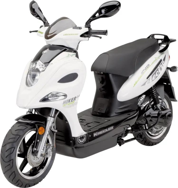 White Scooter for Urban Mobility