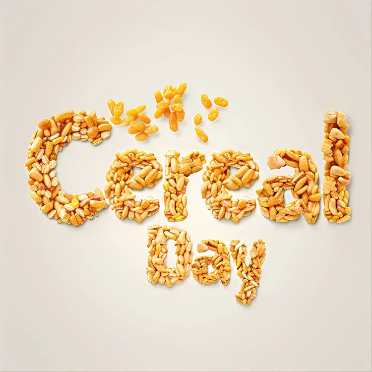 Cereal Day Celebration with Various Grains