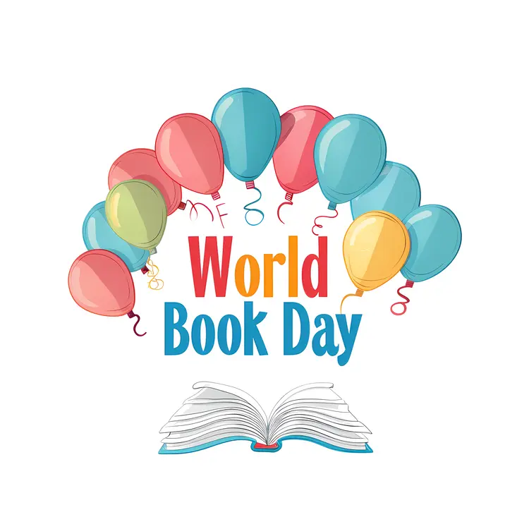 World Book Day Celebration with Balloons