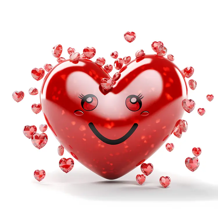 Smiling Heart for Valentine's Day