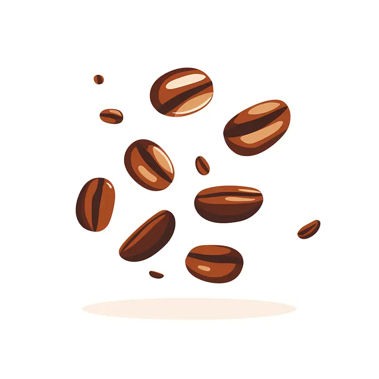 Scattered Coffee Beans