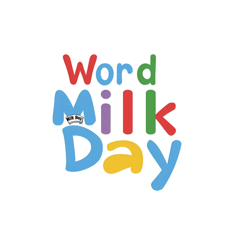 Colorful World Milk Day Celebration