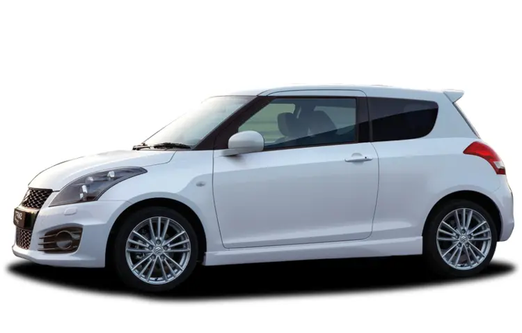 White Suzuki Swift for Urban Travel