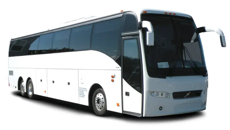 White Bus for Comfortable Travel