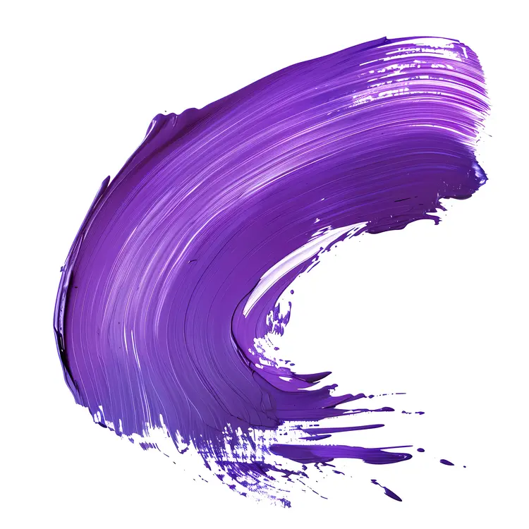 Purple Paint Brushstroke
