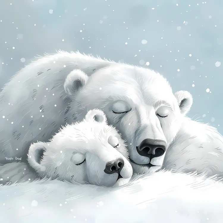 Sleeping Polar Bears