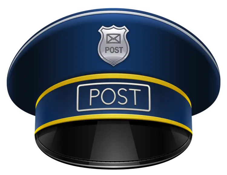 Postman Hat with Badge