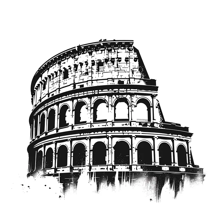 Ancient Colosseum in Rome