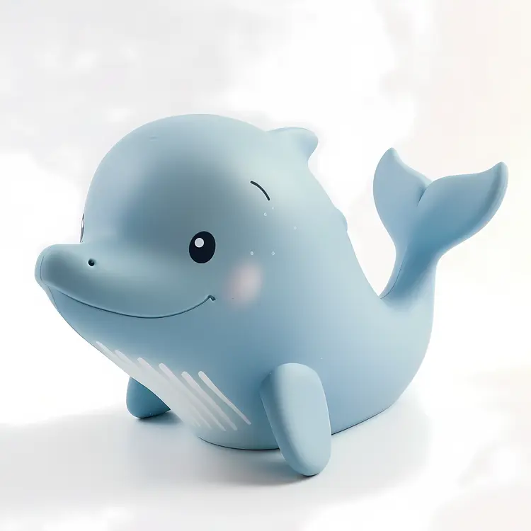 Cute Blue Whale Toy