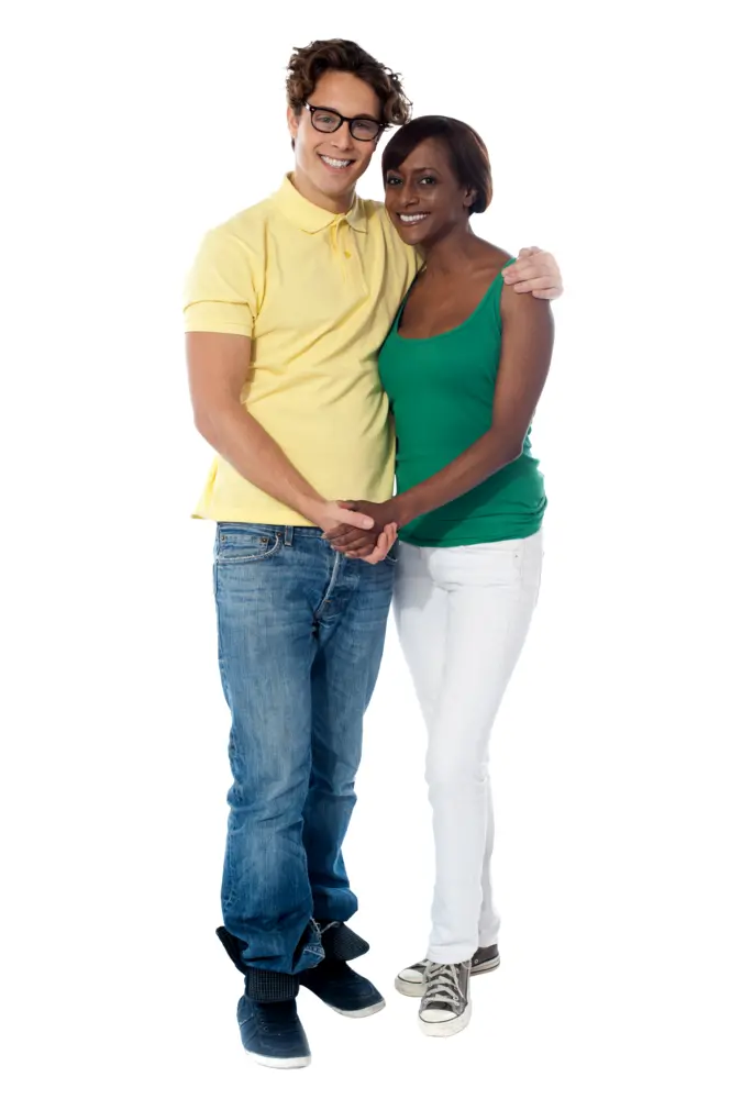 Happy Couple Posing Together