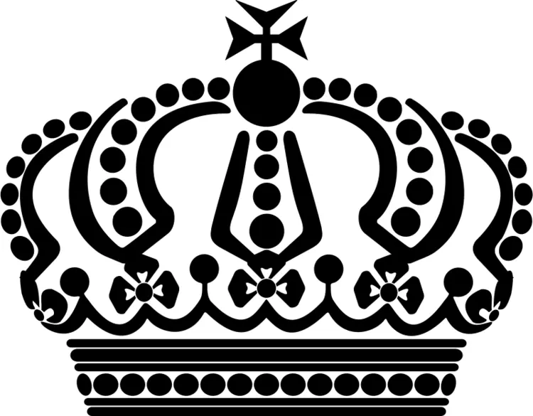 Black Silhouette Crown