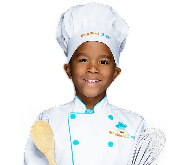 Child Chef Holding Cooking Utensils
